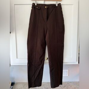 Ralph Lauren Equestrian Riding Pants Brown Size 4 | Leather Buckle